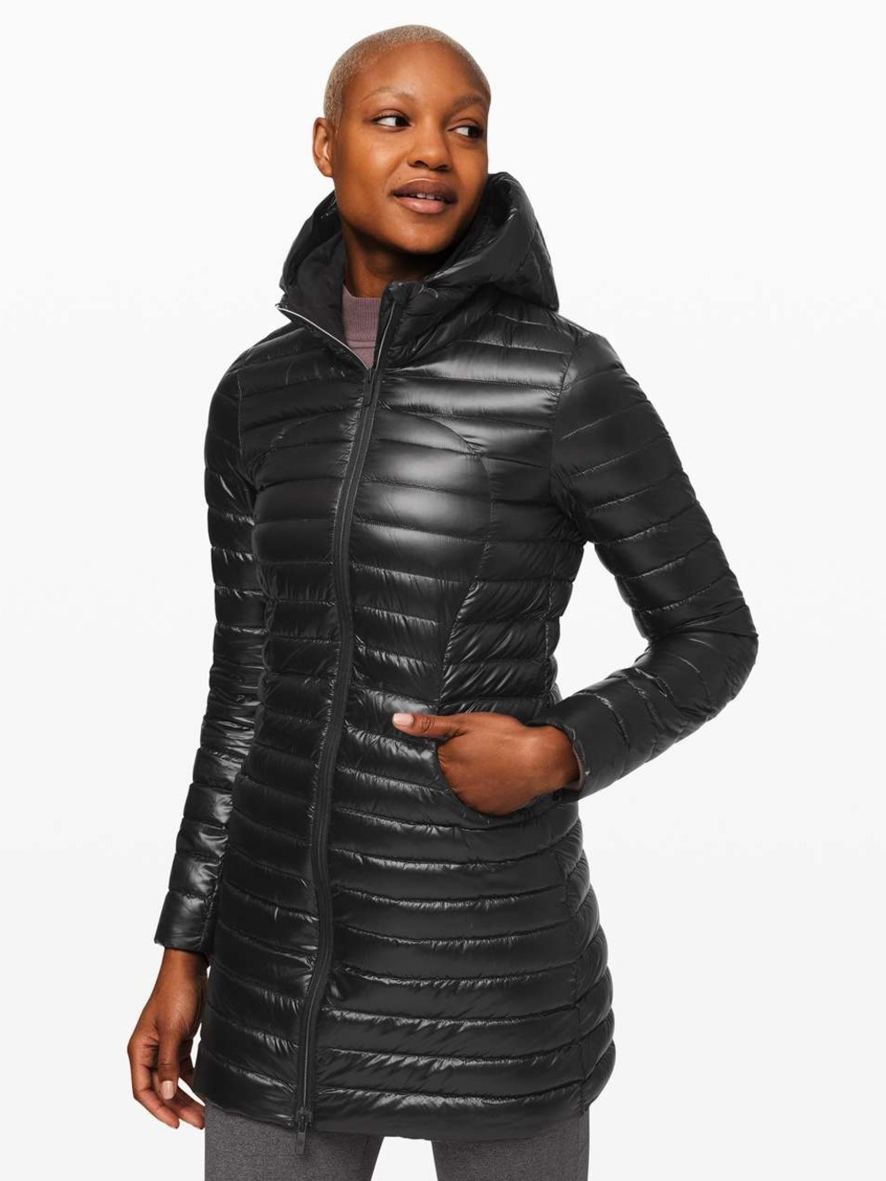 Lululemon Pack It Down Long Jacket *Shine
Black 4